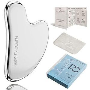 Gua Sha Facial Tools, Stainless Steel Guasha Tool For Acupuncture, Manual
